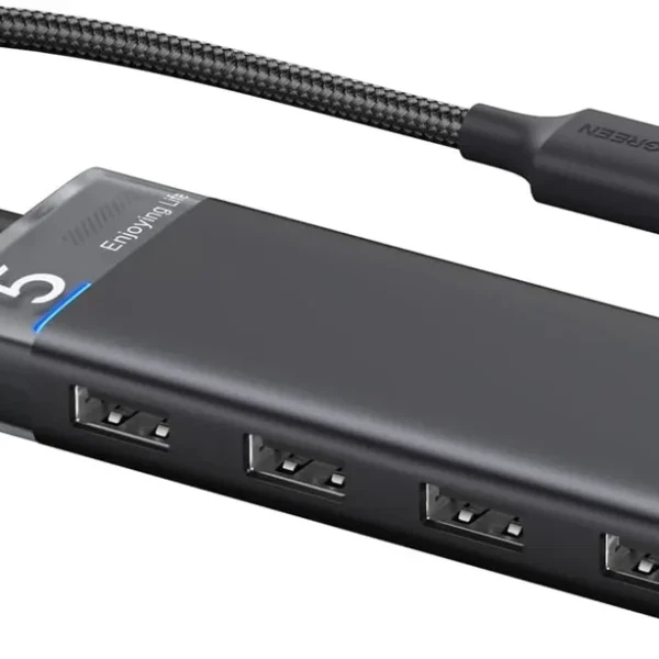 Ugreen CM653 4-Port USB 3.0 Hub 5Gbps with USB-C Power Port