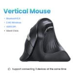 Ugreen MU008 Multi-mode Vertical Mouse, 4000 DPI, Bluetooth 5.0 & 2.4GHz UG- 25444