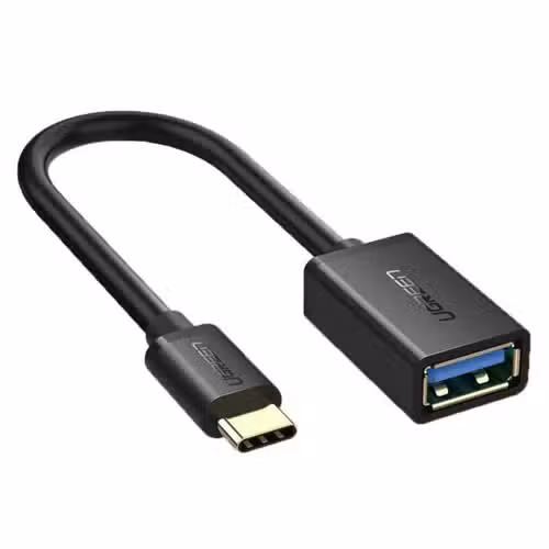 Ugreen US154 USB-C Male to USB 3.0 Female OTG Cable, 5Gbps