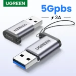 Ugreen US276 USB-A 3.0 to USB-C Adapter 5Gbps 3A Gray UG-50533
