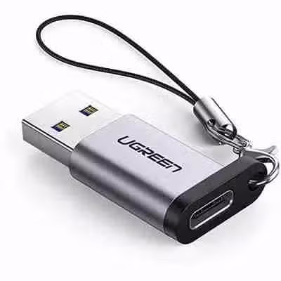 Ugreen US276 USB-A 3.0 to USB-C Adapter 5Gbps 3A Gray