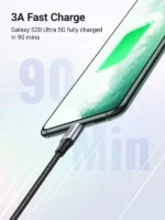 Ugreen US287 USB-A to USB-C 3A Fast Charging Cable 2m