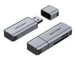 Vention 2-in-1 USB 3.0 Card Reader SD/TF 5Gbps Aluminum CLIH0