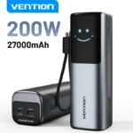 Vention 27000mAh 200W Power Bank (USB-C/USB-A, PD 3.1, LED Display) FKGH0
