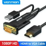Vention ABIBG HDMI to VGA Cable 1.5m with Audio and USB Power ABIBG