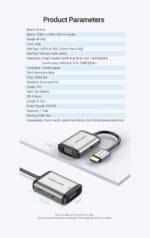 Vention AFVHB HDMI to HDMI and VGA Converter 4K 0.15M Gray AFVHB