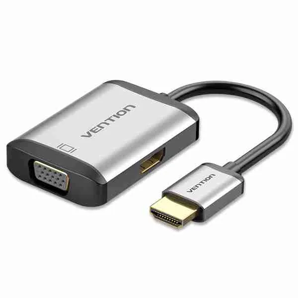 Vention AFVHB HDMI to HDMI and VGA Converter 4K 0.15M Gray Vention AFVHB HDMI to HDMI and VGA Converter 4K 0.15M Gray