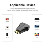 Vention AISB0 Mini HDMI Male to HDMI Female Adapter 4K 60Hz - Image 3