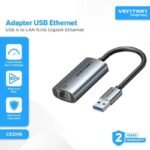 Vention CEZHB USB-A to Gigabit Ethernet Adapter 1000Mbps Aluminum CEZHB