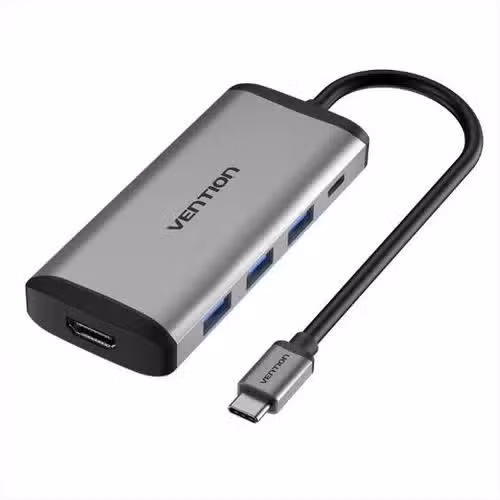 Vention CNBHB USB-C 5-in-1 Docking Station HDMI 4K 3x USB 3.0 PD 100W