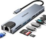 Vention CNDHB 8-in-1 USB-C Docking Station HDMI 4K, 87W PD, RJ45 CNDHB