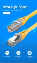 Vention Cat.6 Patch Cable 1M Yellow UTP 250MHz IBEYF