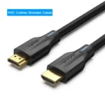 Vention Cotton Braided 4K HDMI 2.0 Cable 10M ALLBL