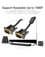 Vention DADBL VGA (3+9) Male to Male Cable 10M - Image 2