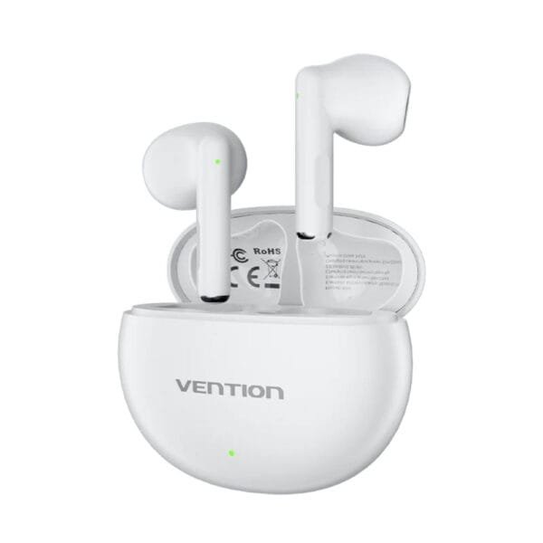 Vention Elf E06 Bluetooth 5.3 Wireless Earbuds White NBKWO