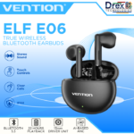 Vention Elf E06 True Wireless Earbuds Bluetooth 5.3 IPX4 Black NBKBO