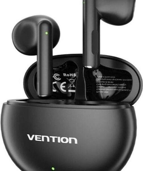 Vention Elf E06 True Wireless Earbuds Bluetooth 5.3 IPX4 Black NBKBO