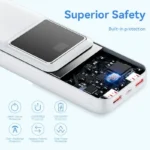 Vention FHLB0 20000mAh 22.5W Power Bank with LED Display FHLB0