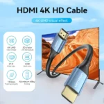 Vention 4K HDMI Cable 5M Aluminum Alloy Blue - Image 2