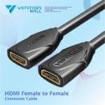Vention HDMI Female to Female Extension Cable 4K 60Hz 0.5m Black AAXBD