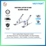 Vention KDLIO Aluminum Alloy Adjustable Laptop Stand - Silver KDLIO