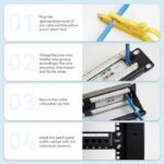 Vention KGCB0 Cat.6 UTP 24-Port Keystone Patch Panel KGCB0