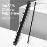 Vention KGCB0 Cat.6 UTP 24-Port Keystone Patch Panel KGCB0