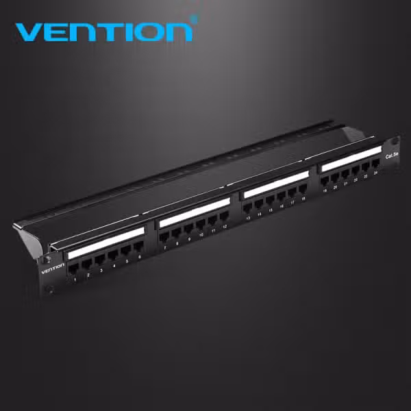 Vention KGCB0 Cat.6 UTP 24-Port Keystone Patch Panel KGCB0