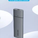 Vention M.2 NVMe SSD Enclosure USB 3.1 Gen 2 10Gbps Type-C Aluminum KPGHO