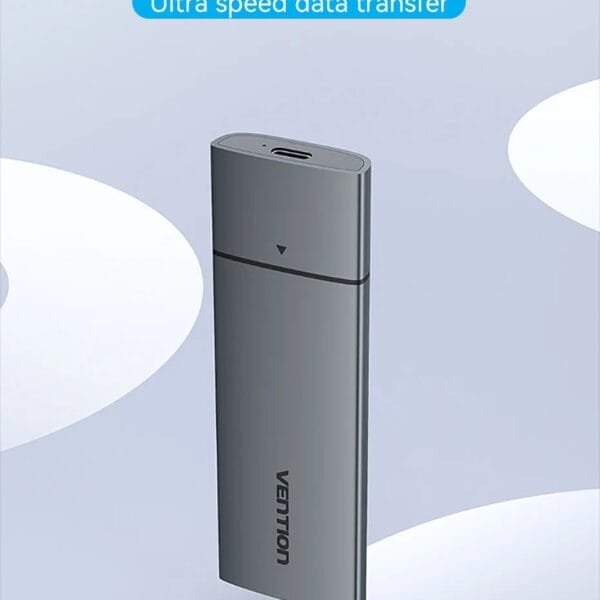 Vention M.2 NVMe SSD Enclosure USB 3.1 Gen 2 10Gbps Type-C Aluminum KPGHO