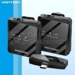 Vention NCBB0 USB-C Wireless Lavalier Microphone 2-Pack 2.4GHz NCBB0