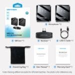 Vention NCBB0 USB-C Wireless Lavalier Microphone 2-Pack 2.4GHz NCBB0