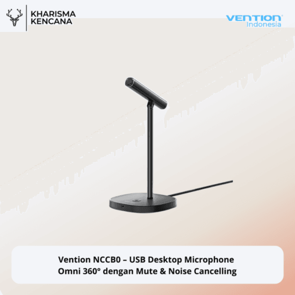 Vention NCCB0 USB Desktop Microphone with Mute Button 360° Omnidirectional NCCB0