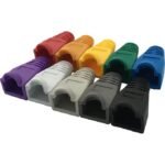 Vention RJ45 Strain Relief Boots Red PVC 100-Pack IODR0-100