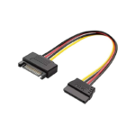 Vention SATA 15-Pin Power Extension Cable 0.3M Black KDABY