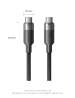 Vention TAAHF USB-C to USB-C 3.1 Gen 2 10Gbps 100W PD Cable 1M TAAHF