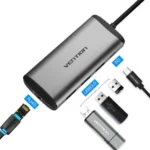 Vention TGPBB USB-C to 3-Port USB 3.0 and Gigabit RJ45 Hub