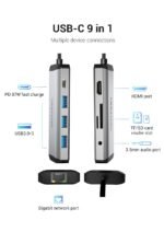 Vention THAHB 9-in-1 USB-C Docking Station 4K HDMI RJ45 87W PD THAHB