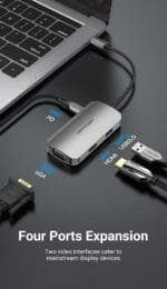Vention TOAHB 4-in-1 USB-C Hub 4K HDMI VGA TOAHB