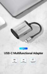 Vention TQAHB USB-C 4-in-1 Docking Station HDMI VGA USB 3.0 PD TQAHB