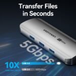 Vention TQLHB 9-in-1 USB-C Docking Station HDMI 4K RJ45 PD 100W TQLHB