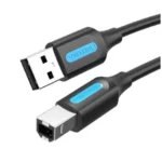 Vention USB 2.0 A Male to B Male Printer Cable 1M Black PVC