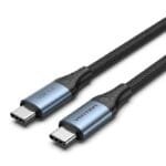 Vention USB 2.0 A to C 3A Cotton Braided Cable 1M Gray CODHF