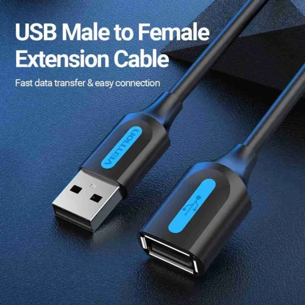 Vention USB 2.0 Extension Cable 1.5M A-Male to A-Female