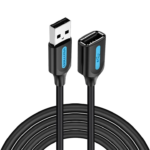 Vention USB 2.0 Extension Cable A Male to Female 3m Black PVC CBIBI