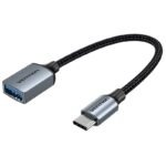 Vention USB 3.1 Gen 1 Type-C Male to Type-A Female OTG Cable 0.15M CCVBB