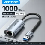 Vention USB-C & USB-A to Gigabit Ethernet Adapter 1000Mbps Aluminum CFQHB
