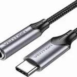 Vention USB-C to 3.5mm DAC Adapter Gray 0.1m