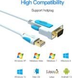 Vention USB RS232 Adapter 1M DB9 PL2303 VAS-C02-B100