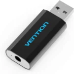 Vention VAB-S15-B USB External Sound Card Metal CTIA Adapter